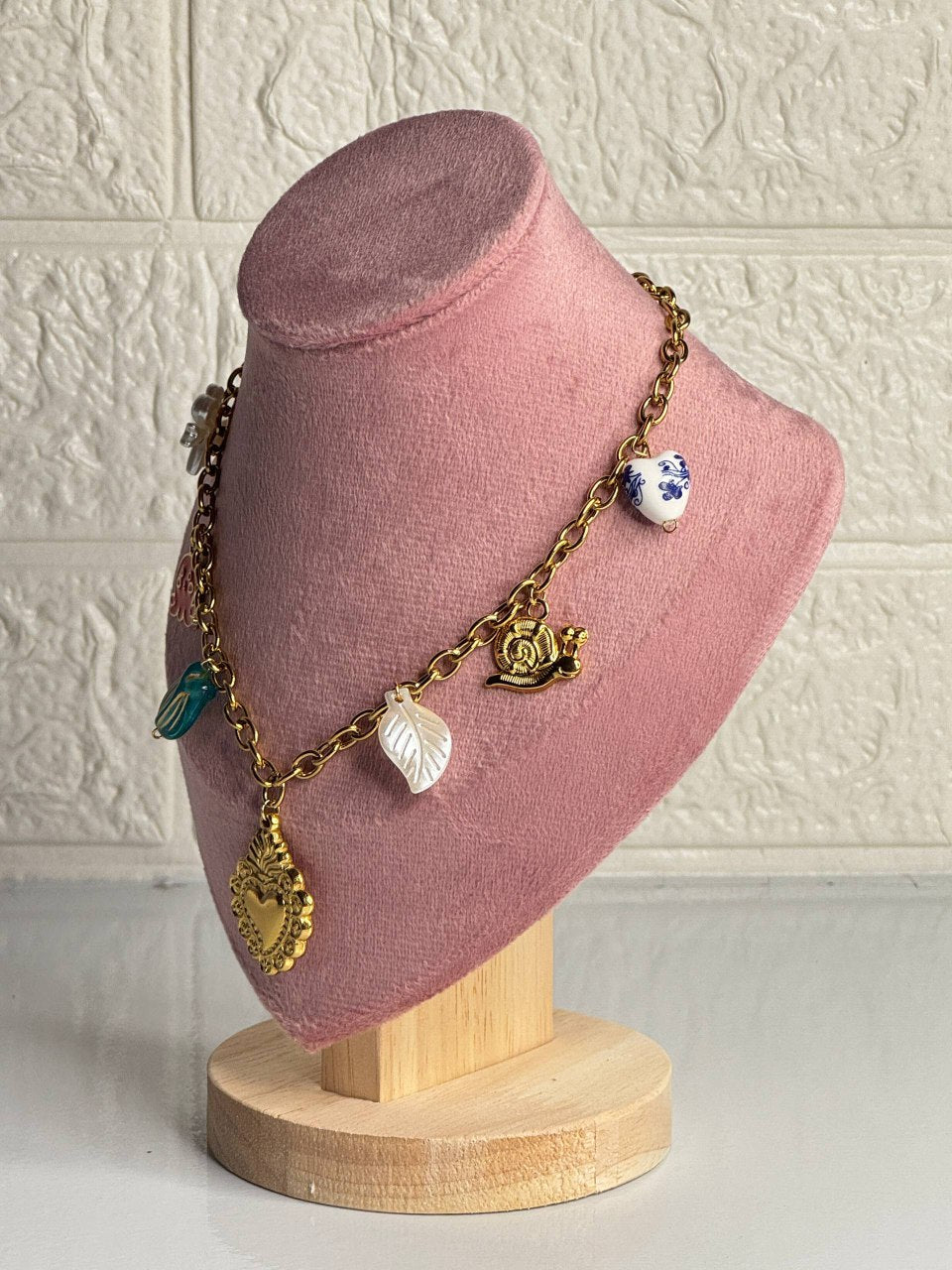 Charms heart necklace
